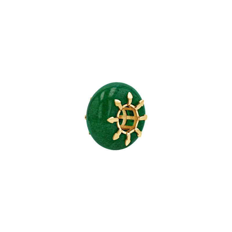Jade Gemstone Slider Charm sold by Baby Gold
