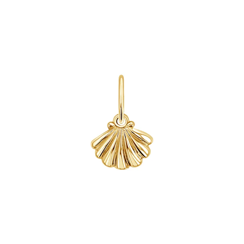 Soleil Scallop Seashell Charm sold by Baby Gold