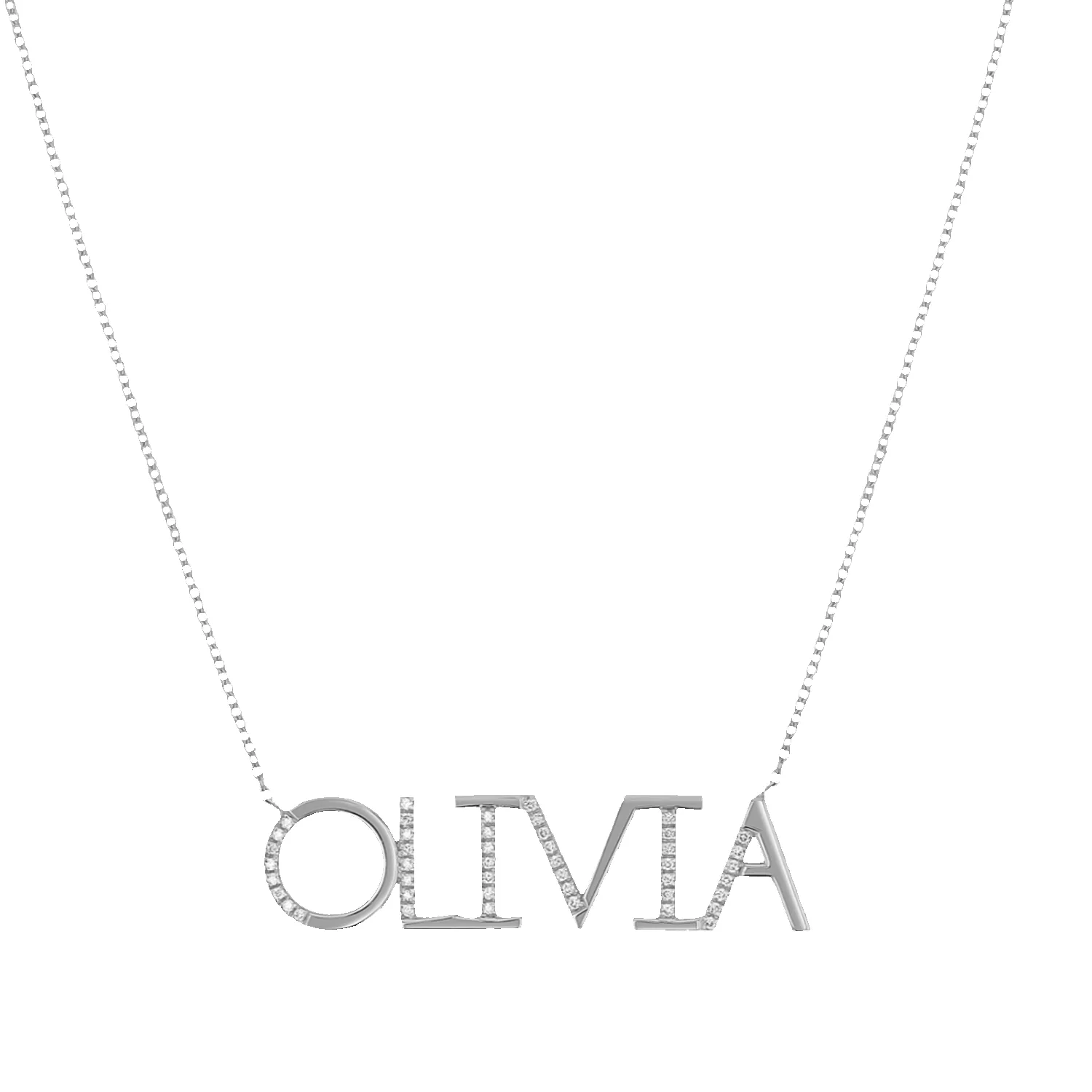 Diamond Sprinkle Name Necklace sold by Baby Gold product image thumbnail 2