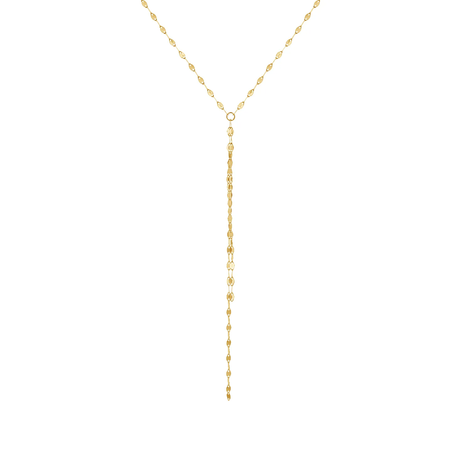 Demure Chain Lariat sold by Baby Gold