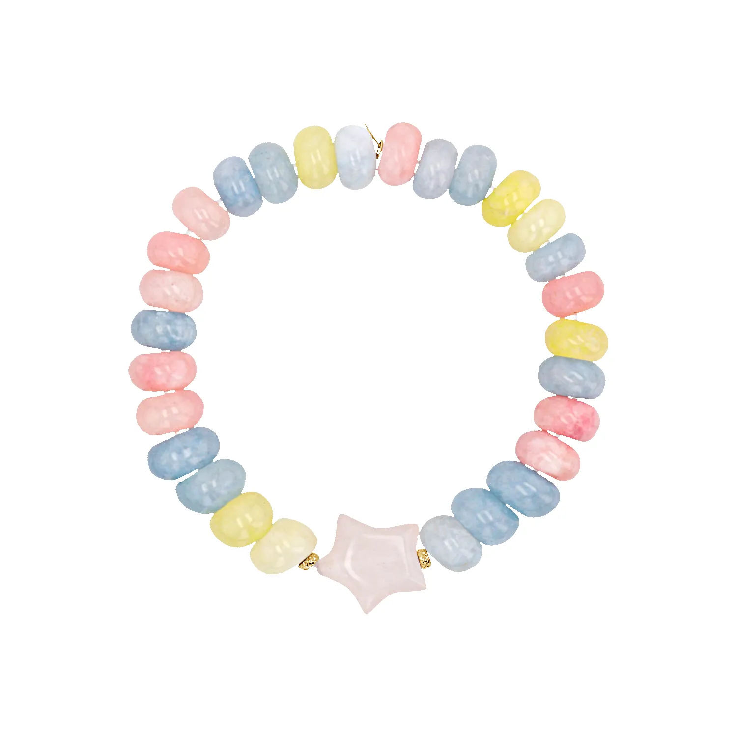 Candy Bead Star Stretch Bracelet sold by Baby Gold