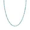 Turquoise & Faceted Gold Bead Necklace sold by Baby Gold