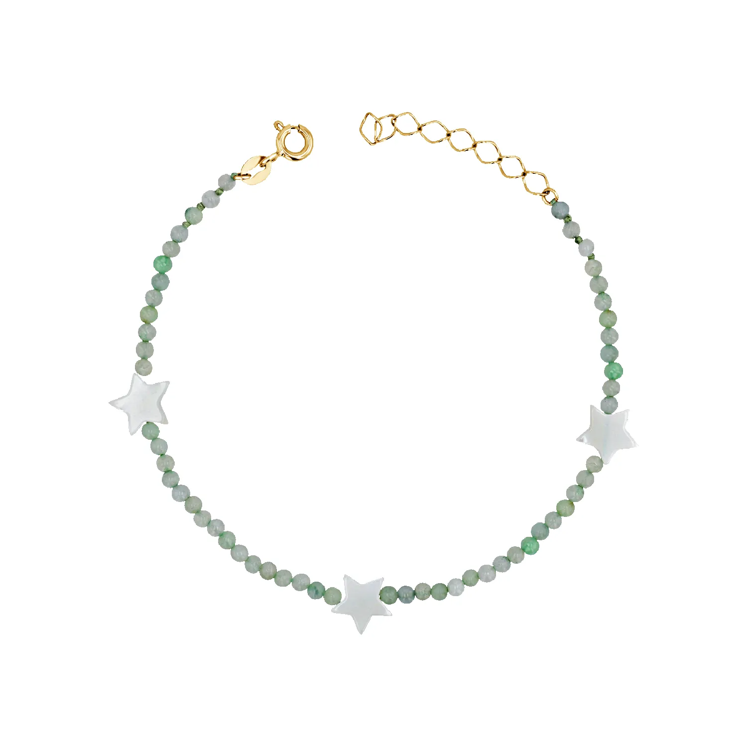 Starlust Jade Bead Bracelet sold by Baby Gold