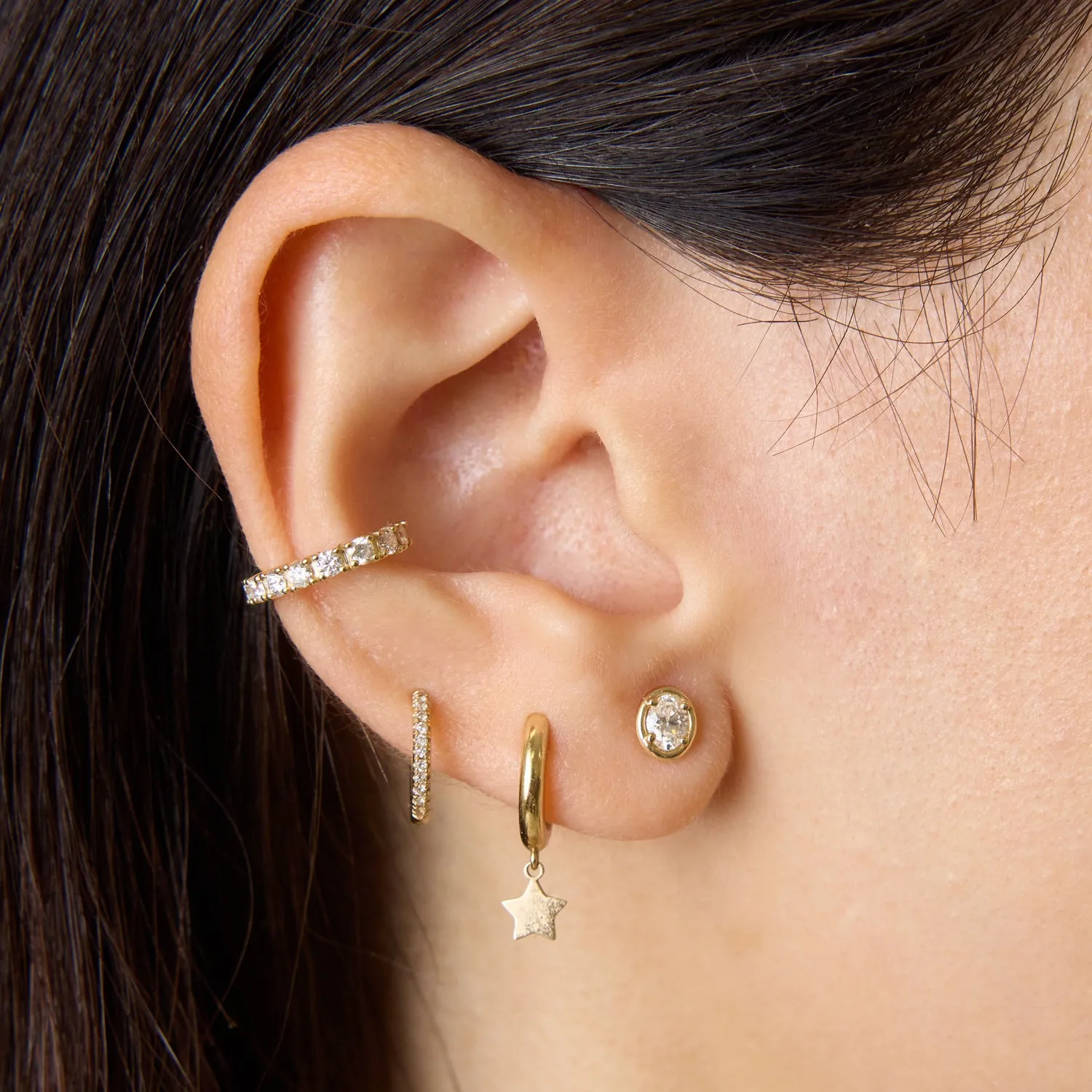 Diamond Ear Cuff sold by Baby Gold product image thumbnail 5