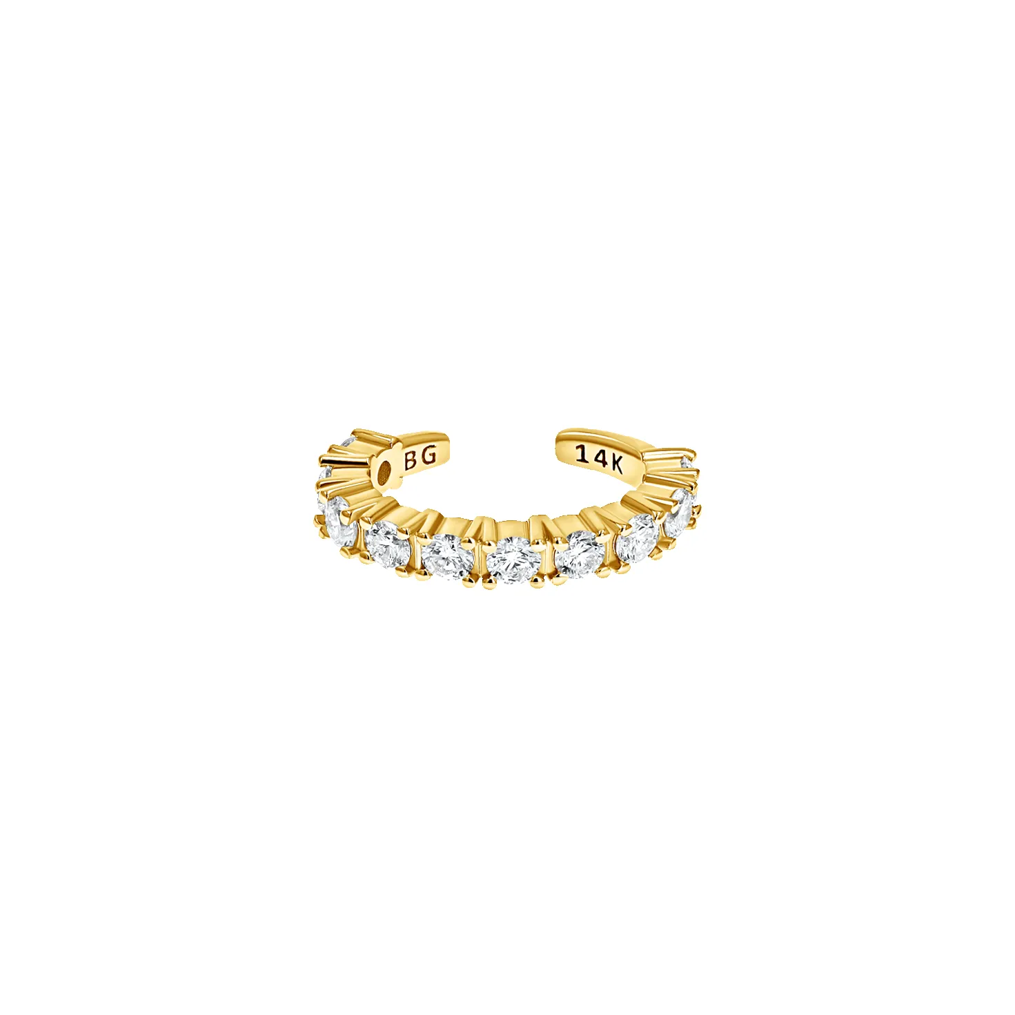 Diamond Ear Cuff sold by Baby Gold product image thumbnail 4