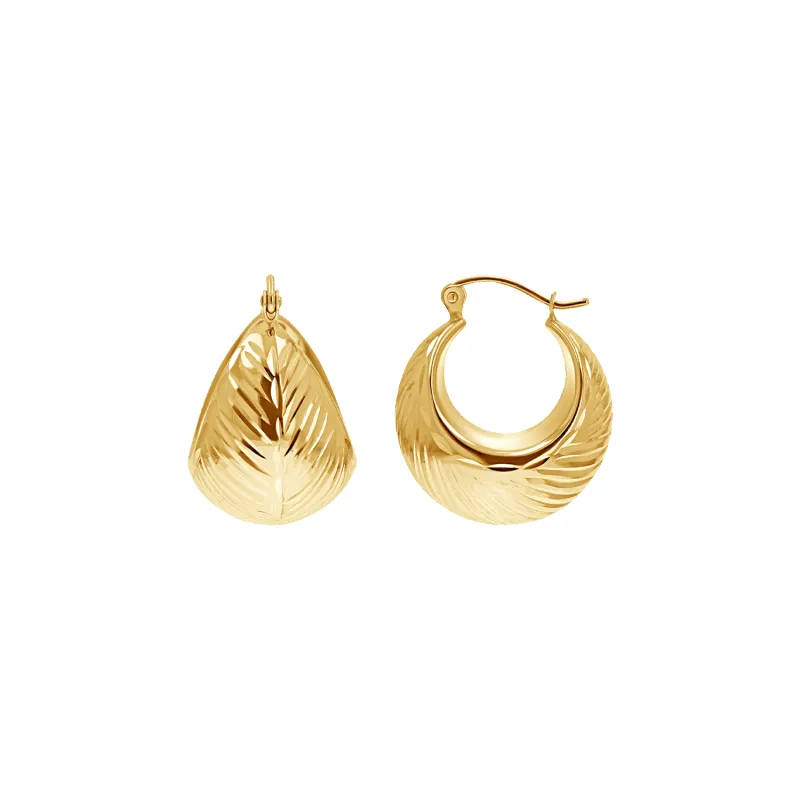 Marbella Dome Hoops made by Baby Gold