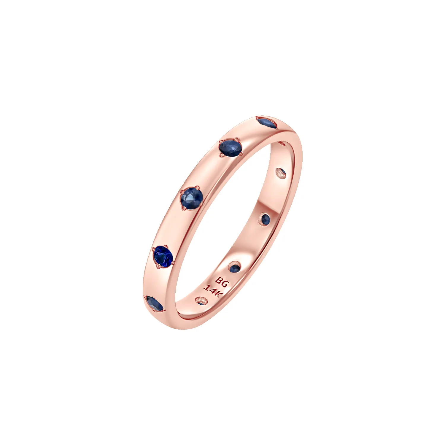 Glimmer Gemstone Band Ring sold by Baby Gold product image thumbnail 2