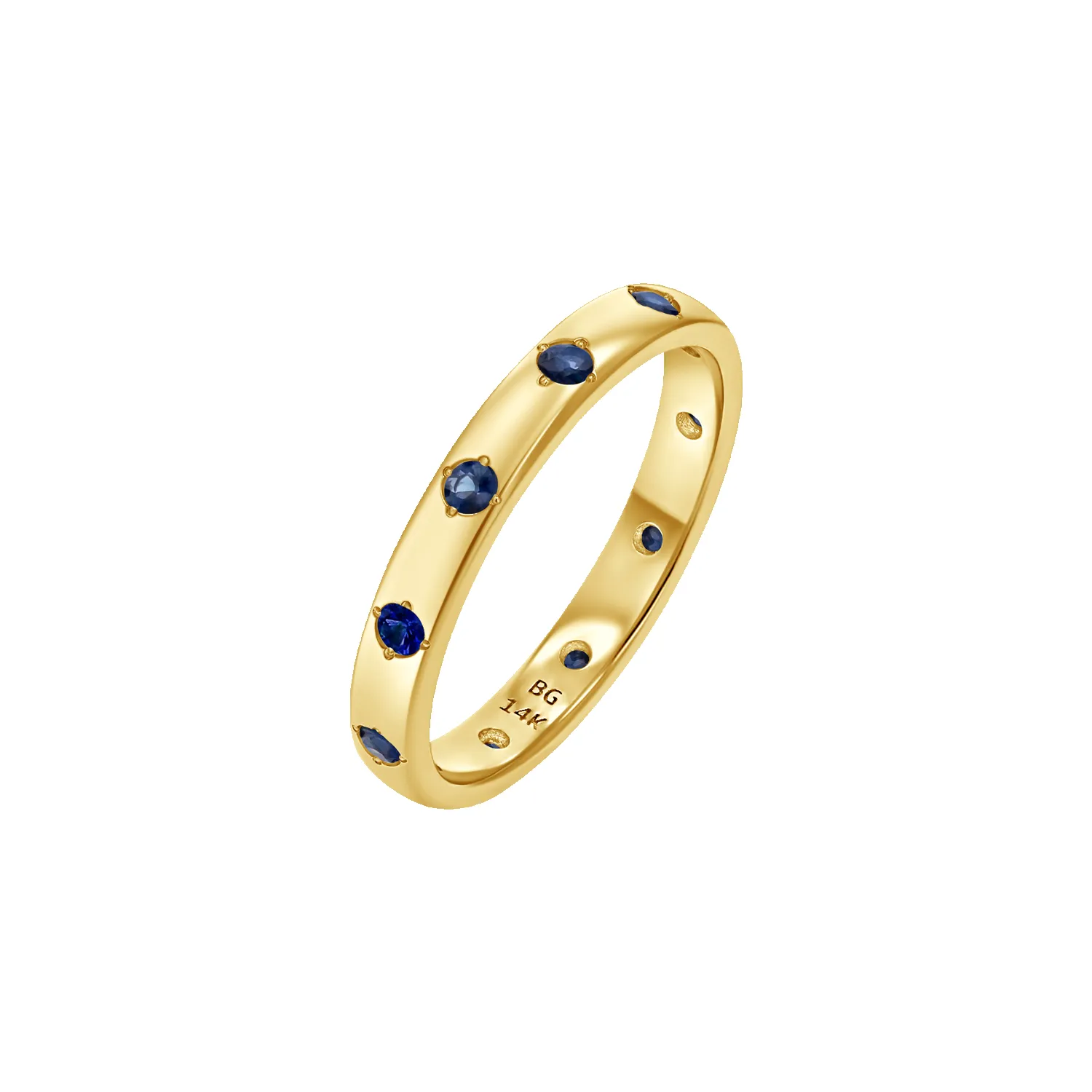 Glimmer Gemstone Band Ring sold by Baby Gold