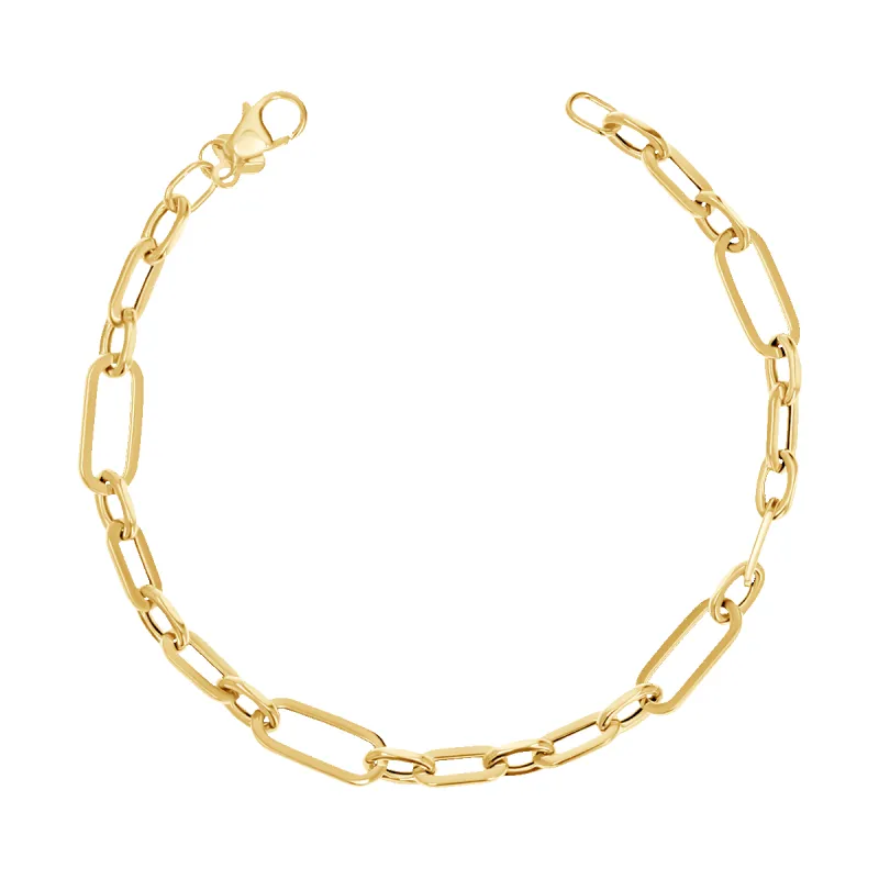 Avery Paperclip Chain Bracelet sold by Baby Gold