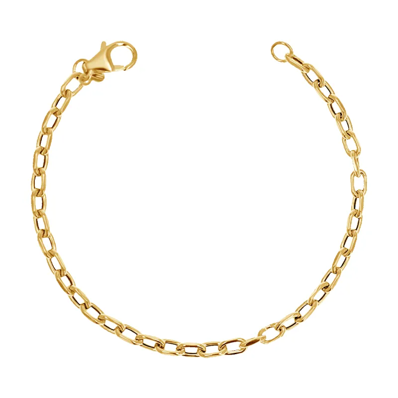 Essential Oval Link Chain Bracelet sold by Baby Gold