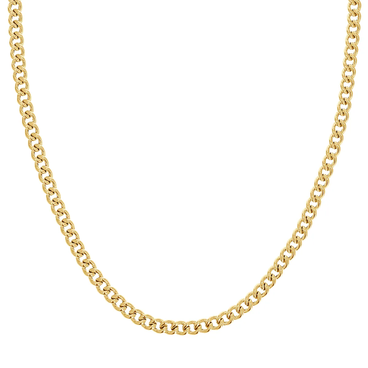 14K Signature Cuban Curb Chain Necklace sold by Baby Gold
