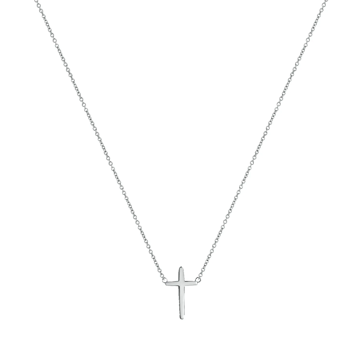 Sculptural Cross Necklace sold by Baby Gold product image thumbnail 2
