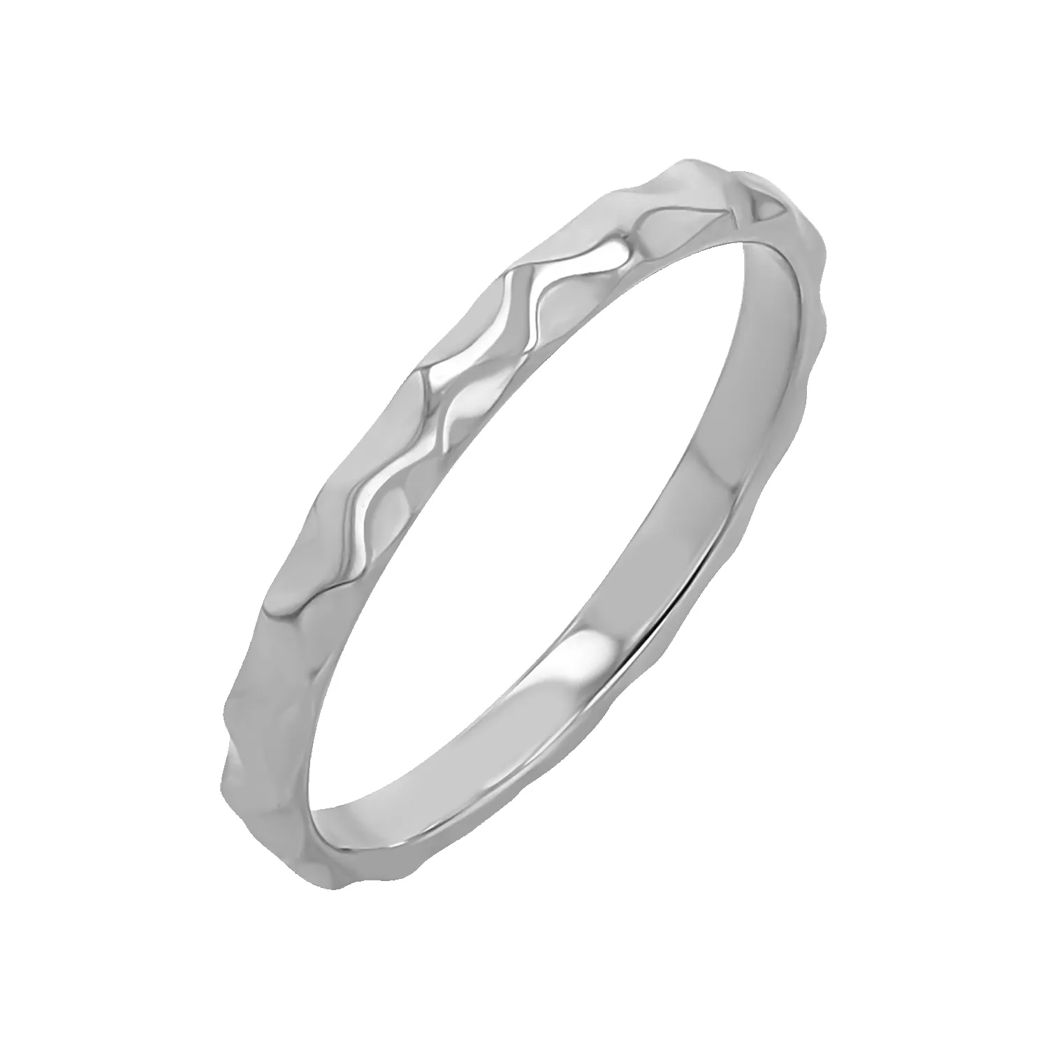 Hammered Stacking Band sold by Baby Gold product image thumbnail 2