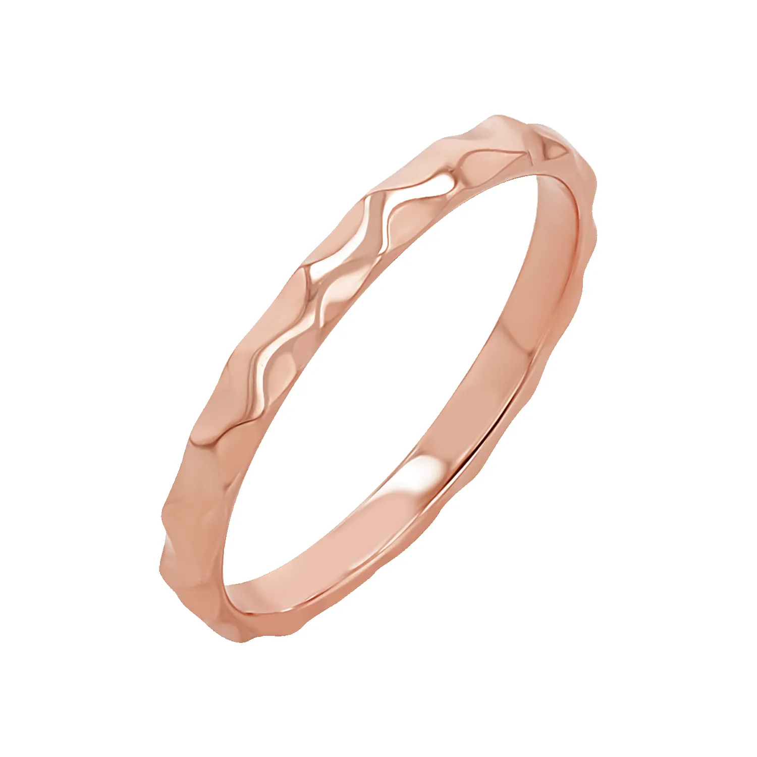 Hammered Stacking Band sold by Baby Gold product image thumbnail 3
