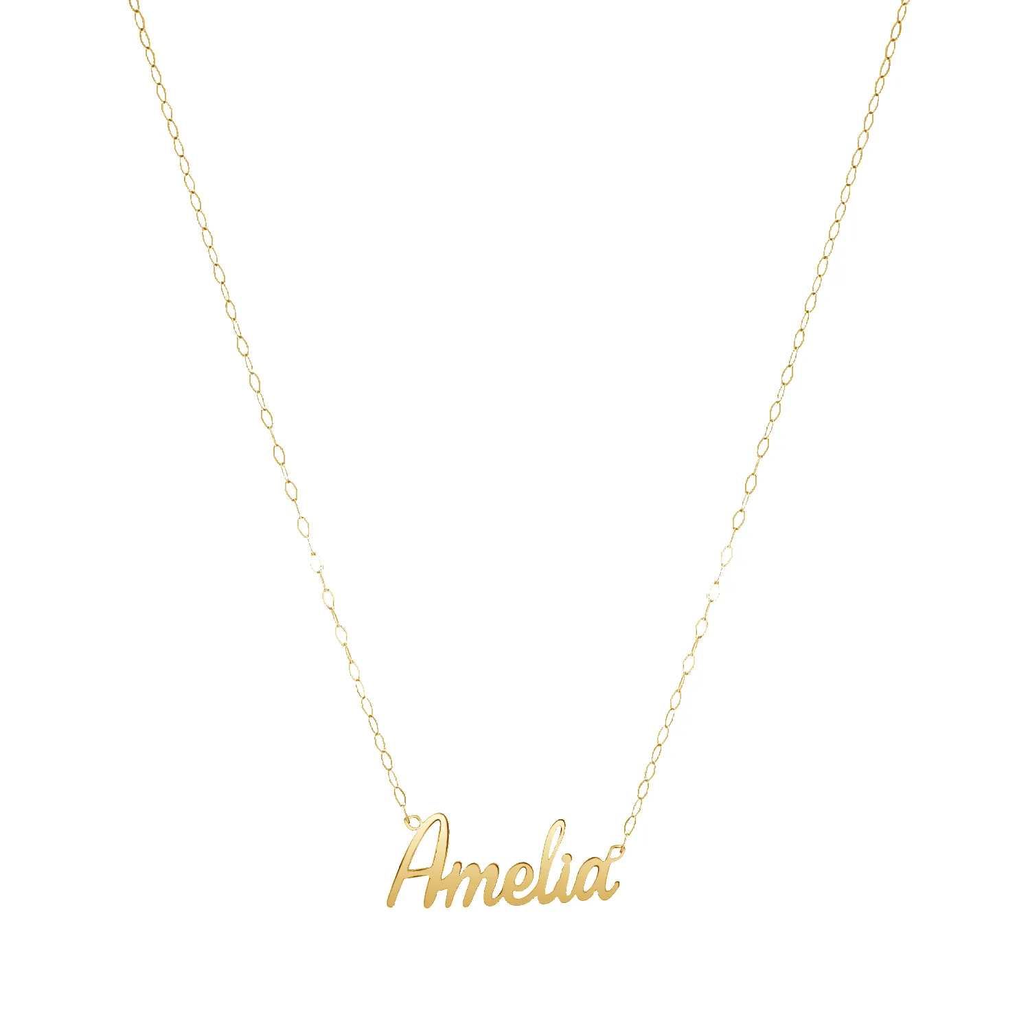 Dainty Personalized Name Necklace sold by Baby Gold