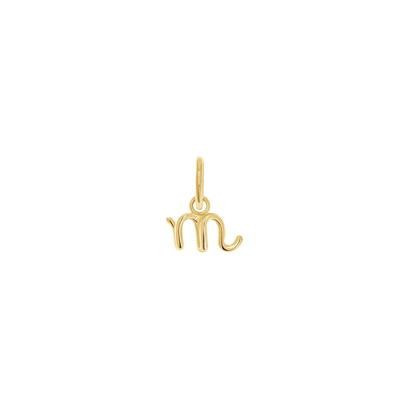 Mini Letter Charm made by Baby Gold