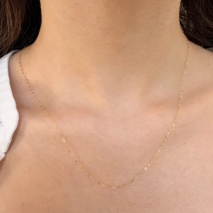 Kite Rolo Chain Necklace sold by Baby Gold product image thumbnail 2