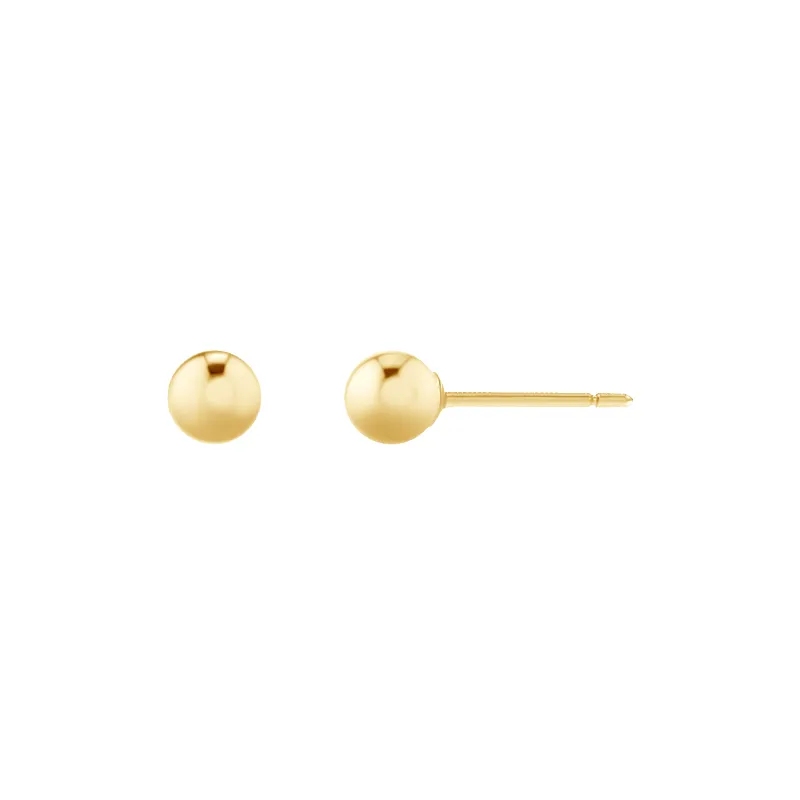 Large Ball Studs made by Baby Gold