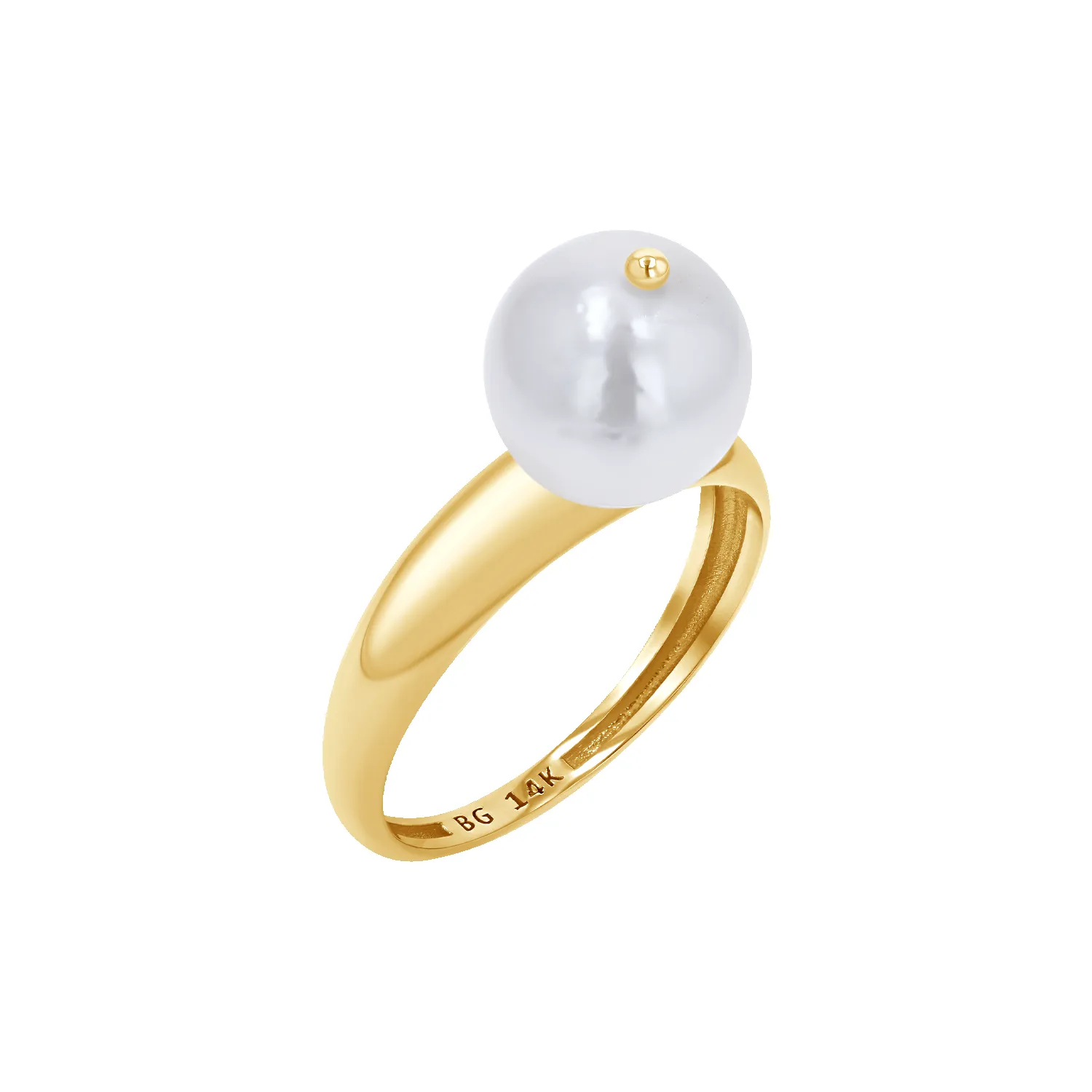 Pearl Gumball Ring sold by Baby Gold