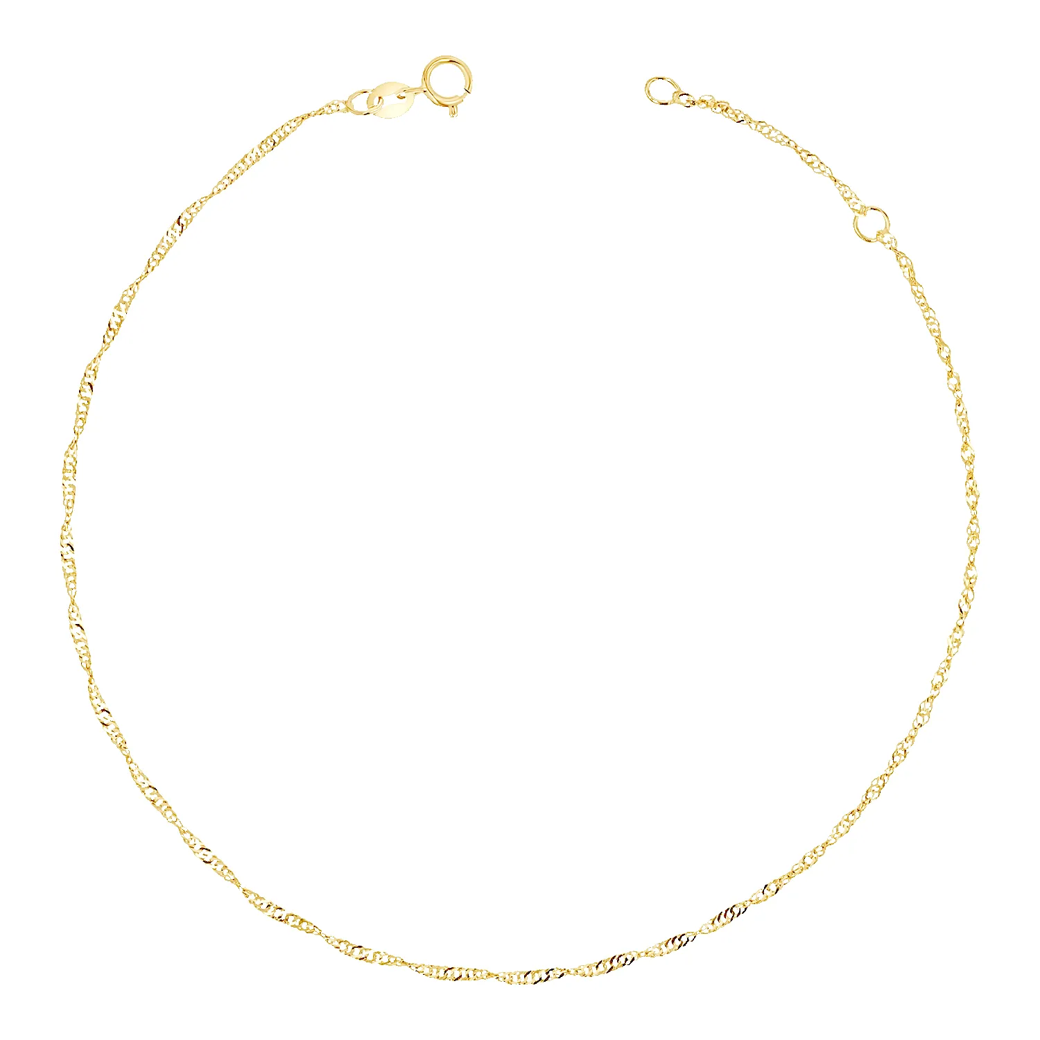 Singapore Chain Anklet sold by Baby Gold