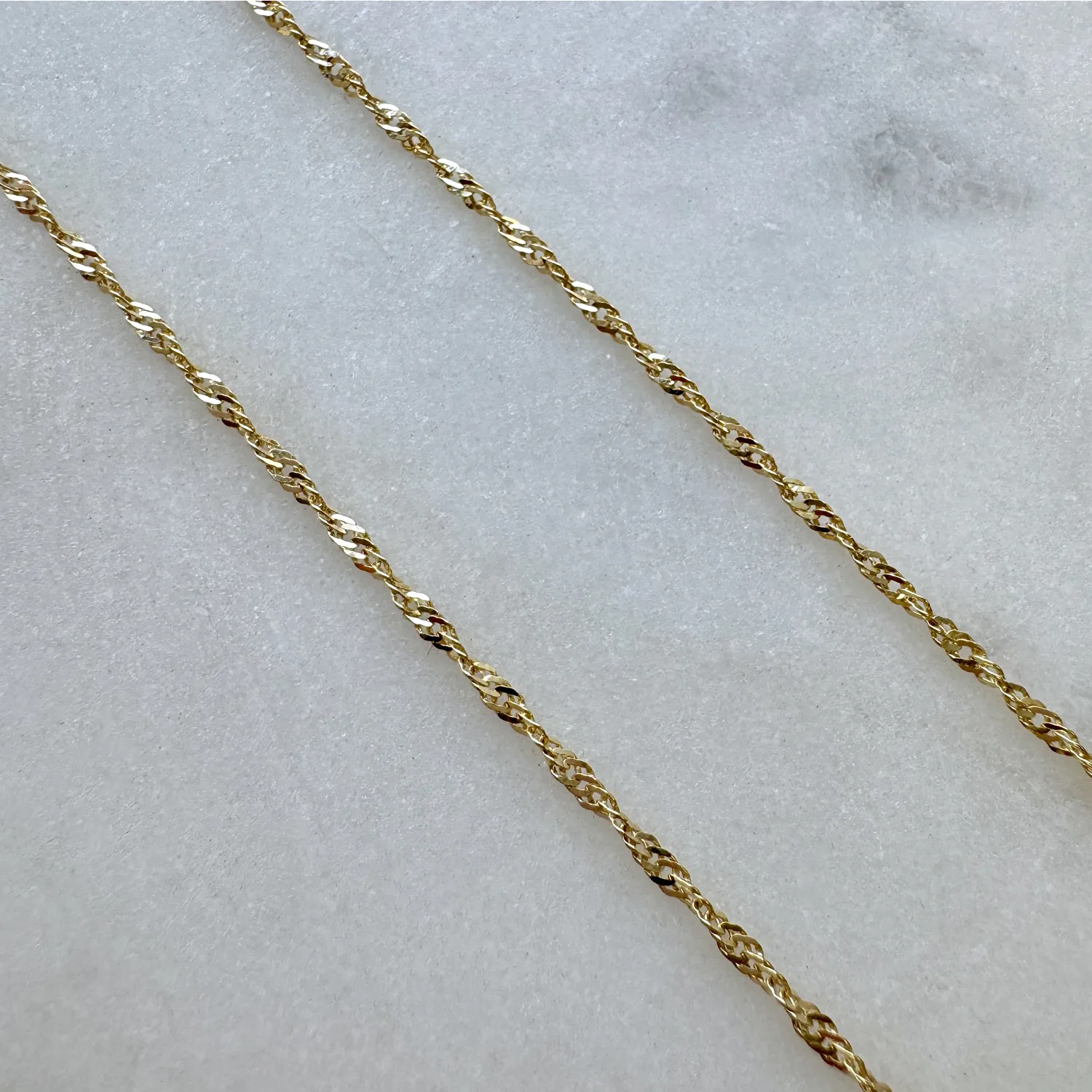 Singapore Chain Anklet sold by Baby Gold product image thumbnail 2