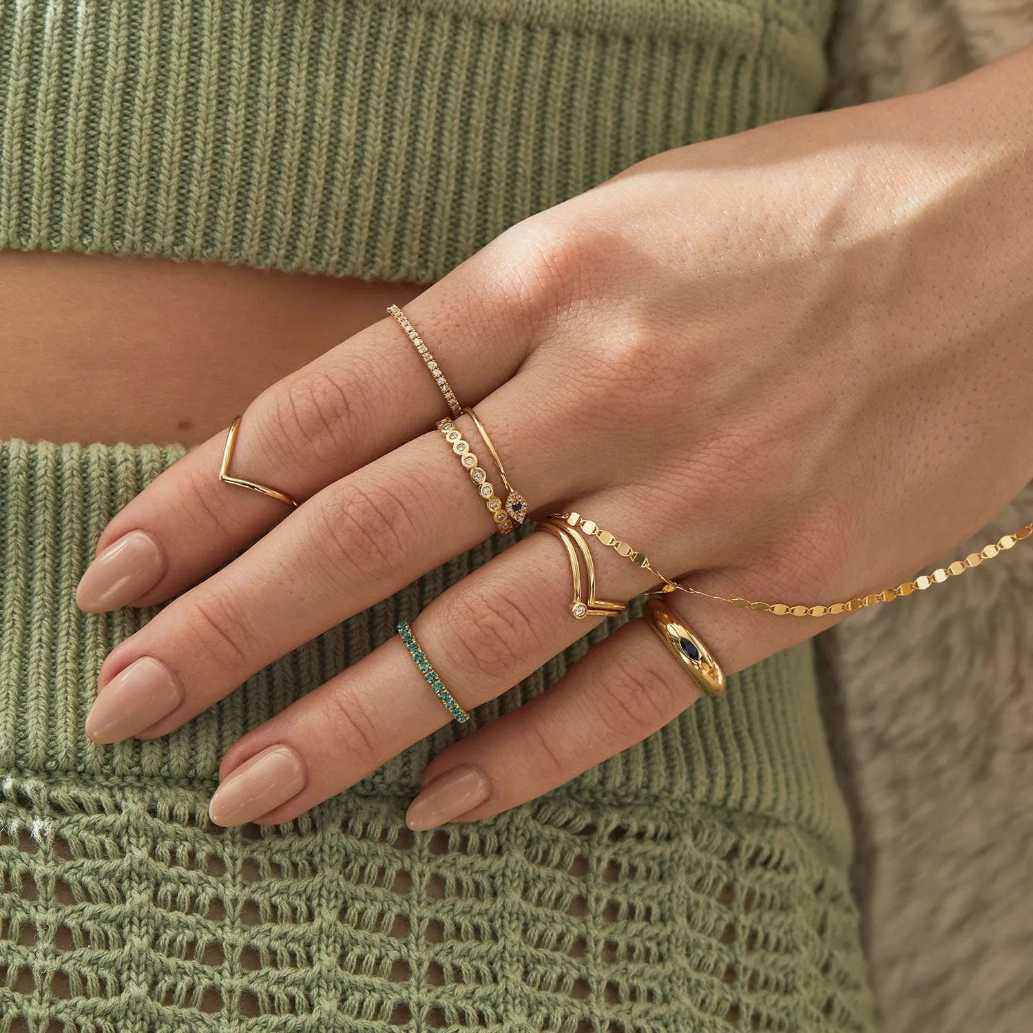 Emerald Band sold by Baby Gold product image thumbnail 5