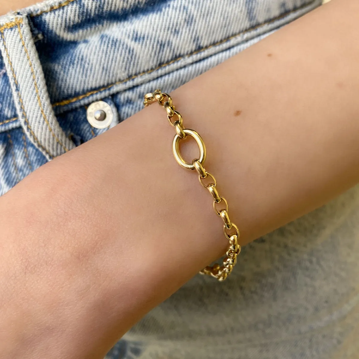Yaris Chain Link Bracelet sold by Baby Gold product image thumbnail 2