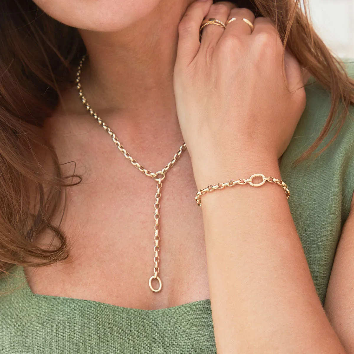 Yaris Chain Link Bracelet sold by Baby Gold product image thumbnail 4