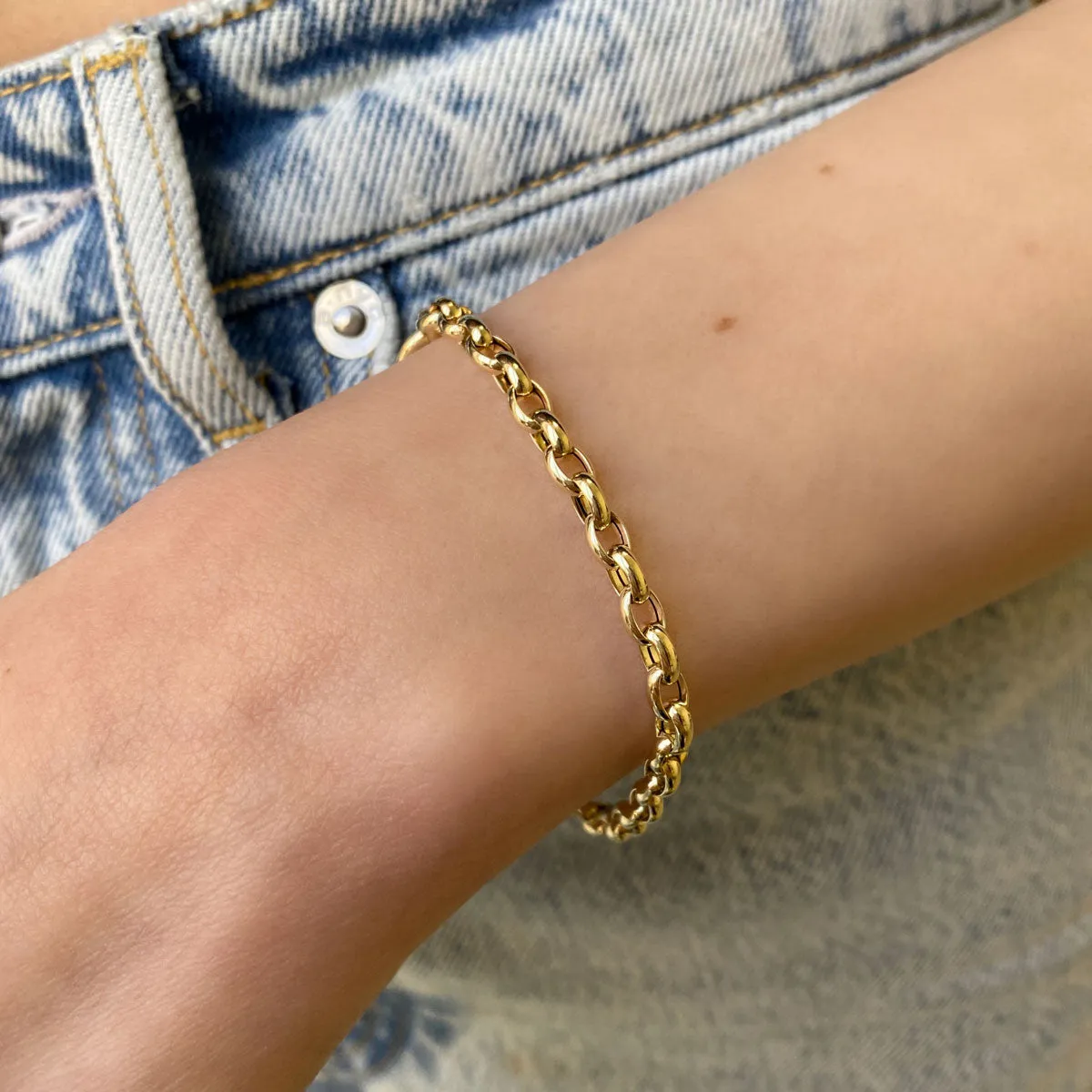 Yaris Chain Link Bracelet sold by Baby Gold product image thumbnail 3