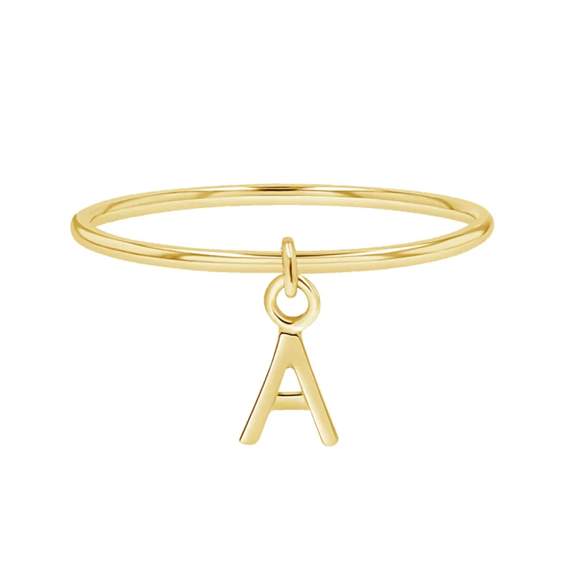 Initial Drop Ring sold by Baby Gold