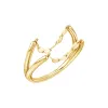 Demure Duo Chain Ring sold by Baby Gold