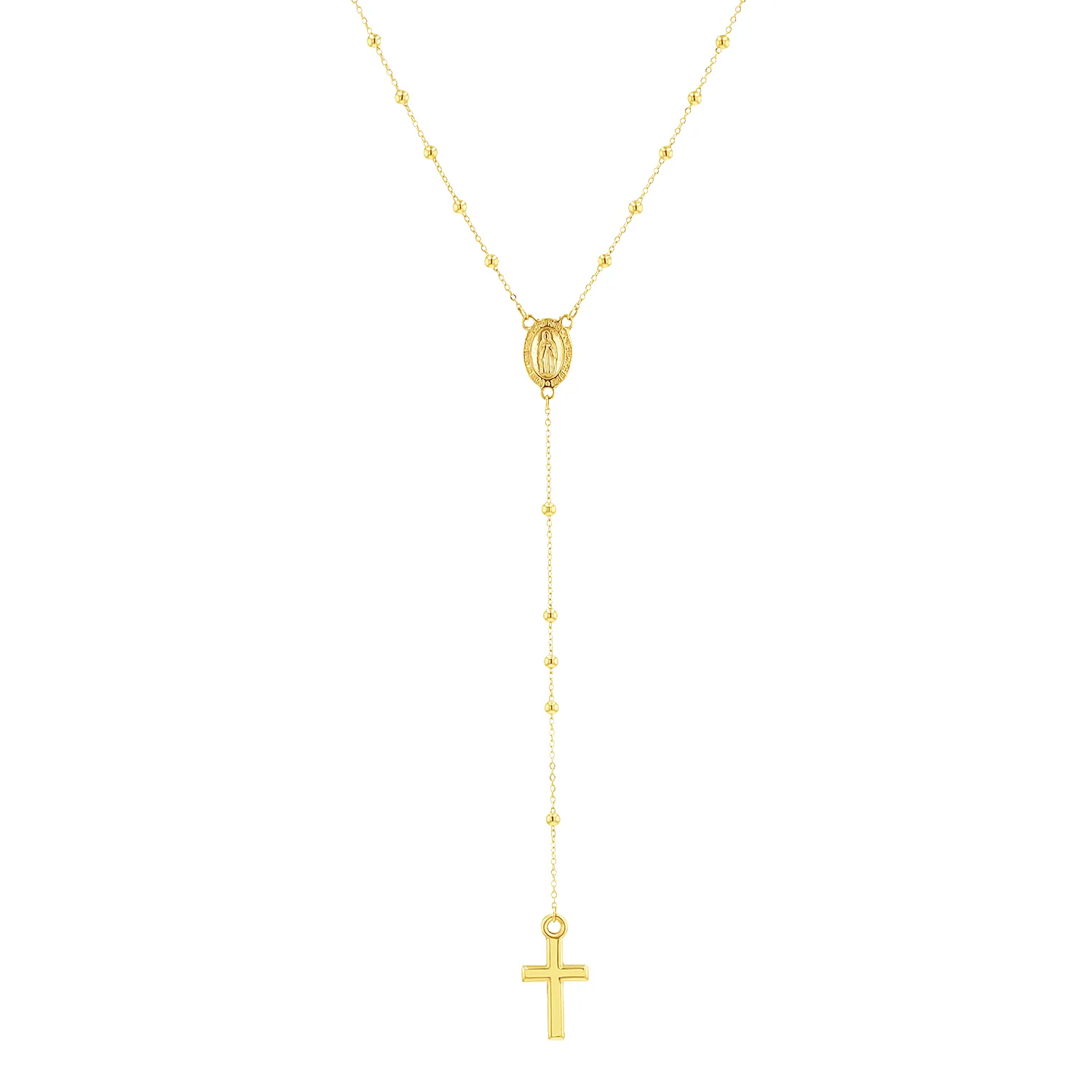 Dainty Rosary Necklace sold by Baby Gold