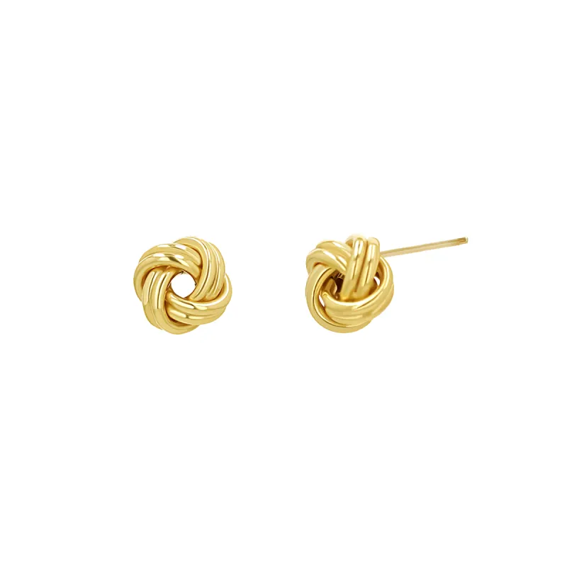 Love Knot Stud Earrings sold by Baby Gold