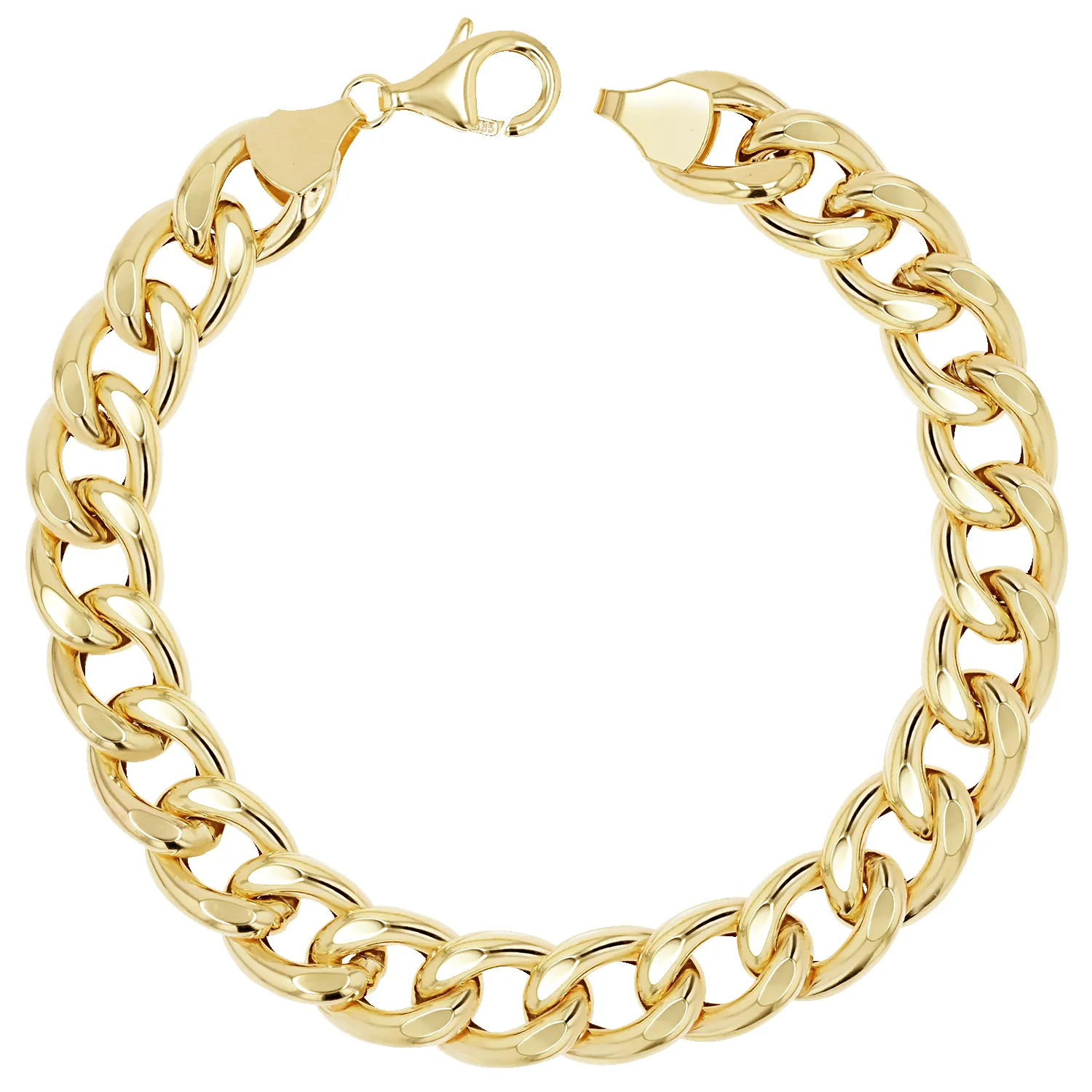 9mm Miami Cuban Link Chain Bracelet sold by Baby Gold
