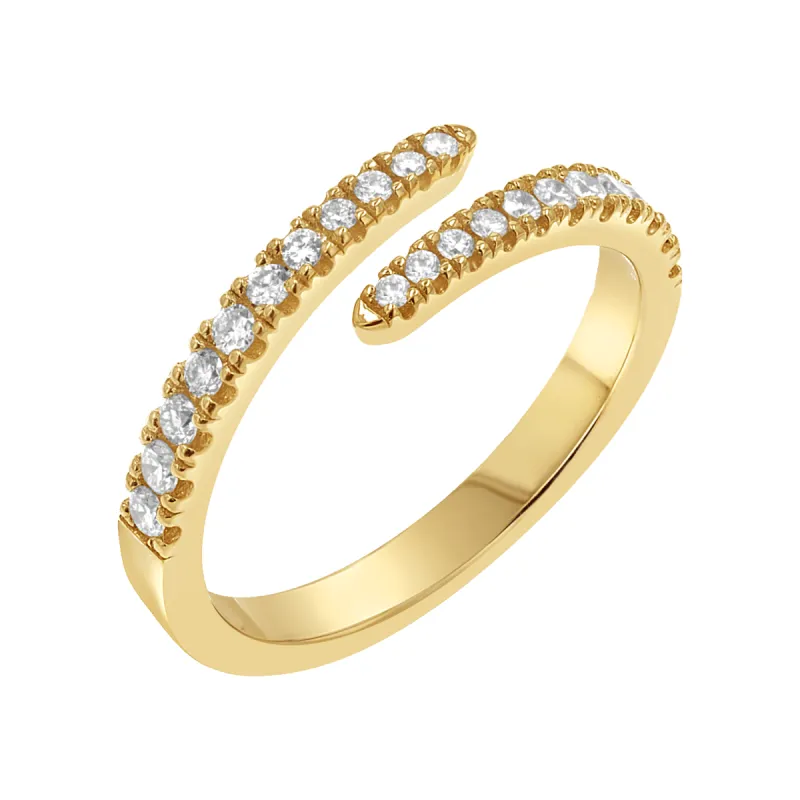 Diamond Coil Ring sold by Baby Gold