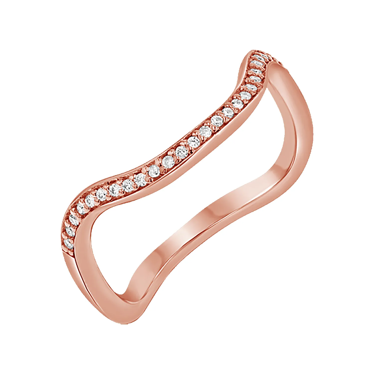 Diamond Wave Ring sold by Baby Gold product image thumbnail 3