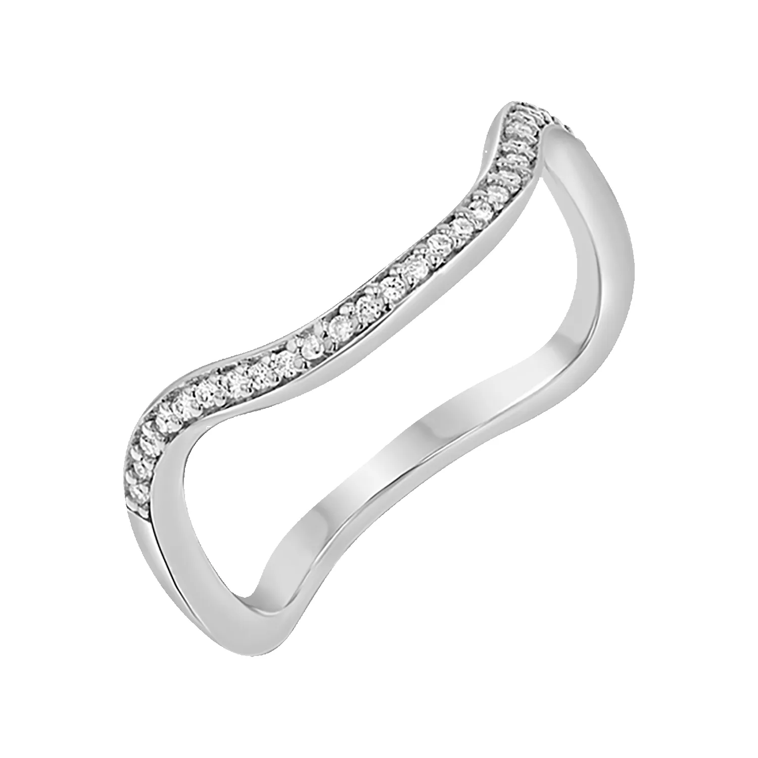 Diamond Wave Ring sold by Baby Gold product image thumbnail 2