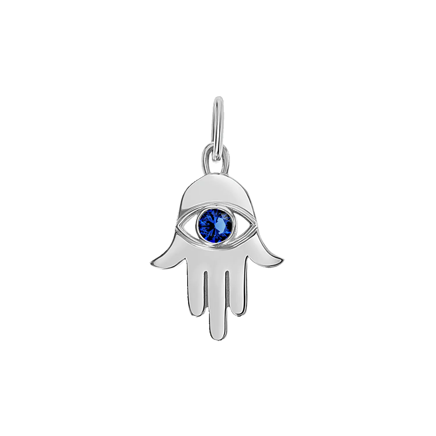 Hamsa Diamond Eye Charm sold by Baby Gold product image thumbnail 5