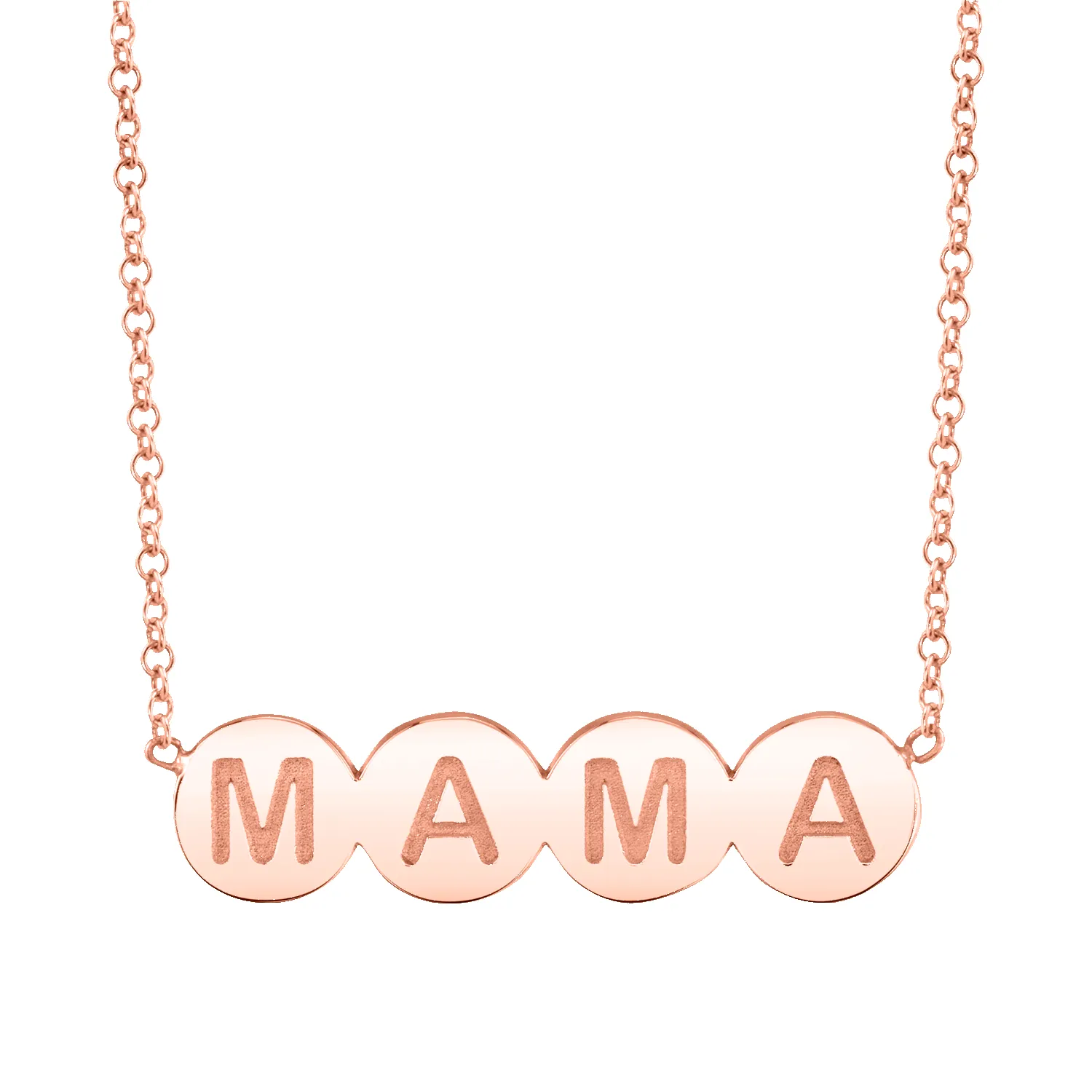 Bubble Round MAMA Necklace sold by Baby Gold product image thumbnail 3