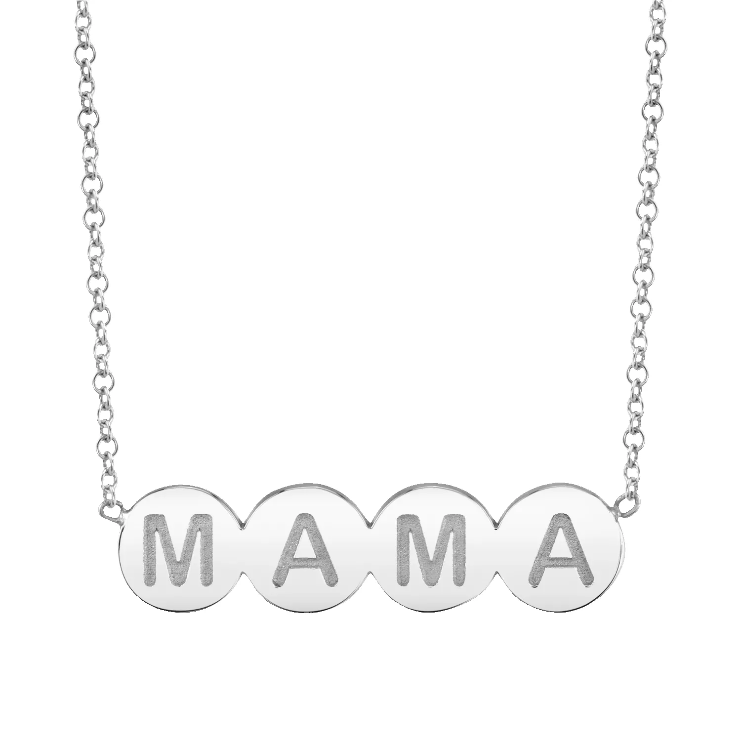 Bubble Round MAMA Necklace sold by Baby Gold product image thumbnail 2