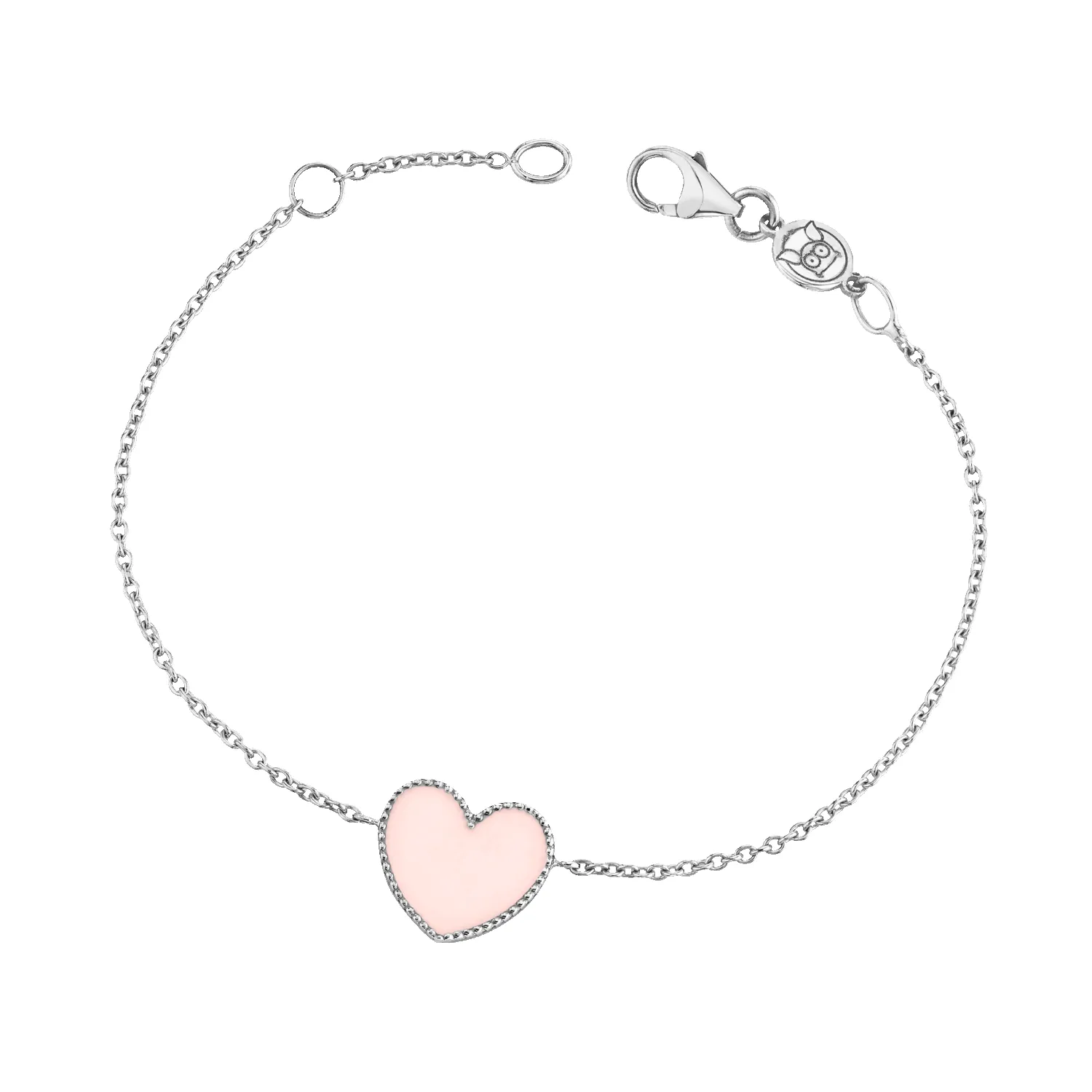 Enamel Heart Bracelet sold by Baby Gold product image thumbnail 2