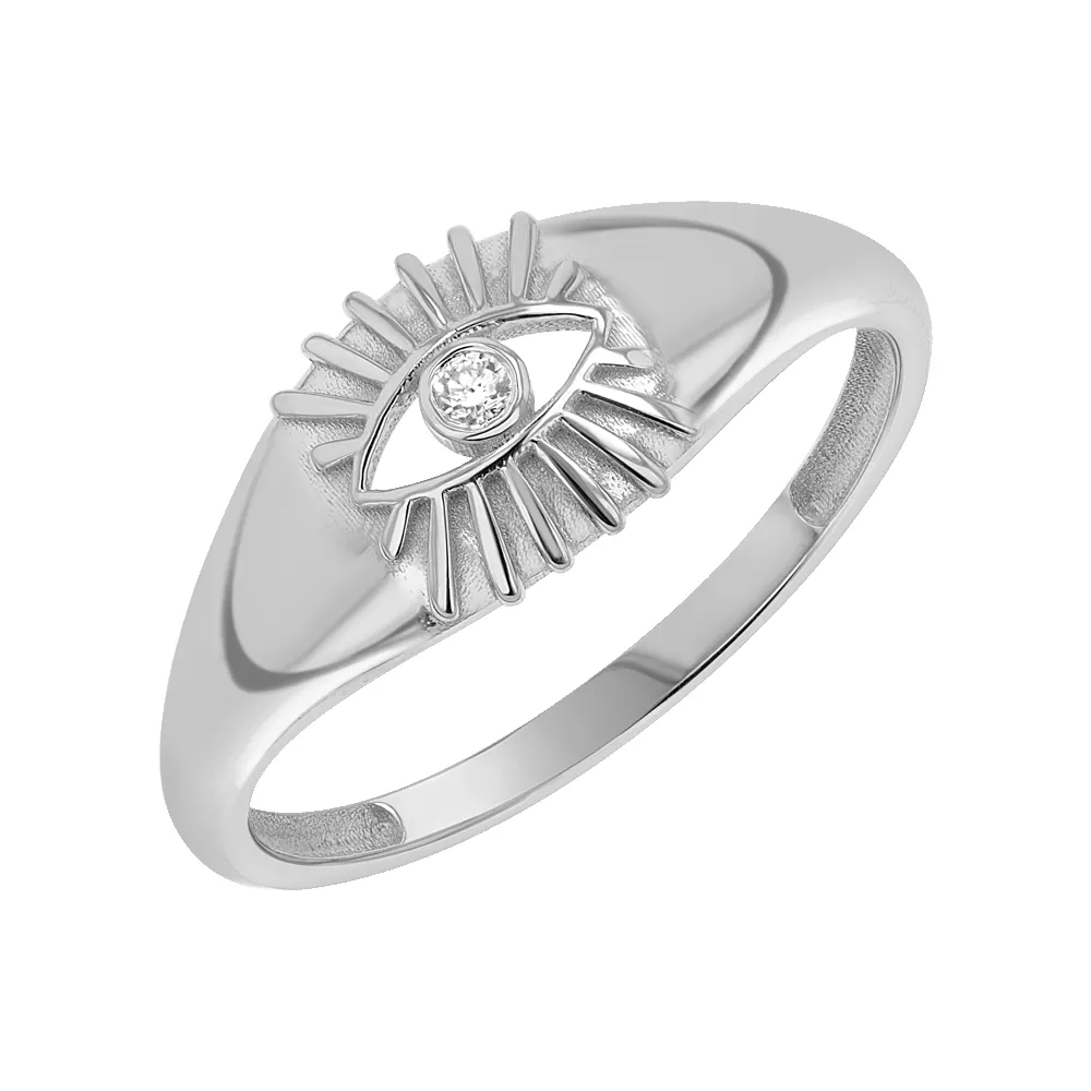 Sunbeam Evil Eye Ring sold by Baby Gold product image thumbnail 2