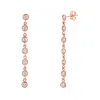 Diamond Bezel Chain Drop Earring sold by Baby Gold