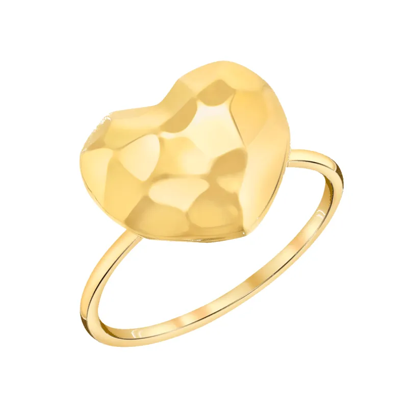 Faceted Heart Ring sold by Baby Gold