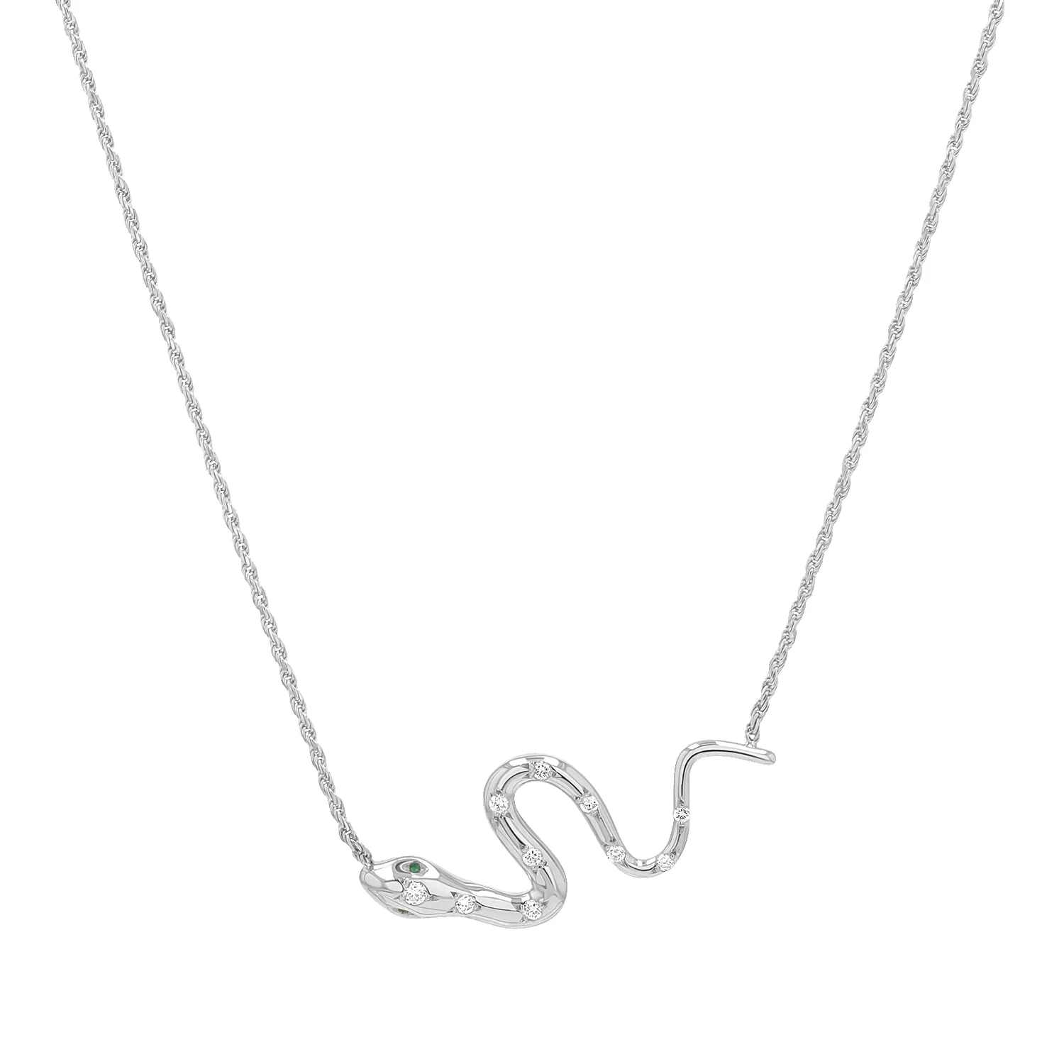 Diamond Serpentine Necklace sold by Baby Gold product image thumbnail 2