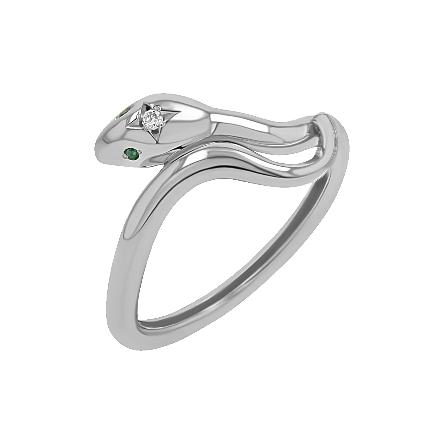 Diamond Serpentine Wrap Ring sold by Baby Gold product image thumbnail 2