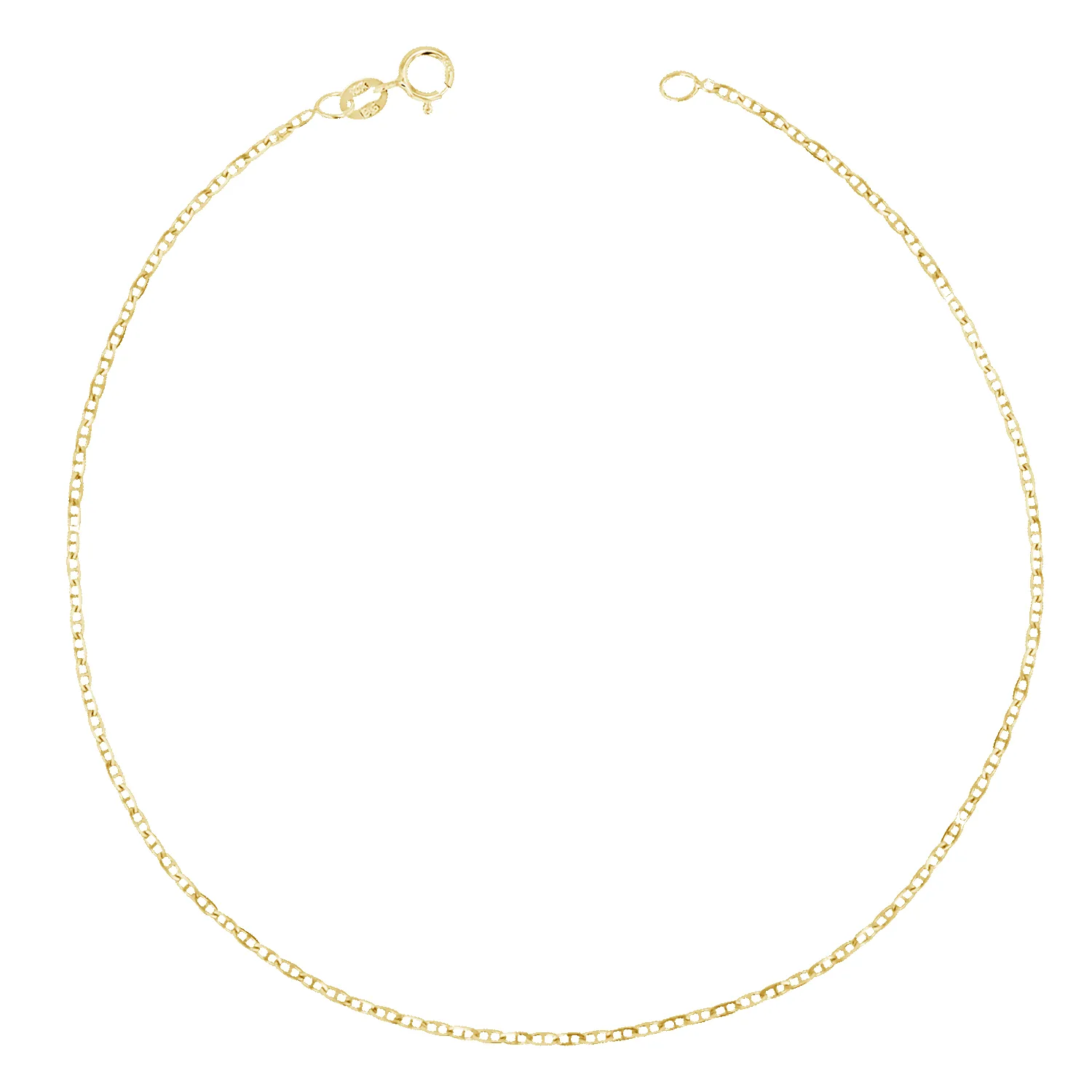 Mariner Anchor Chain Link Anklet sold by Baby Gold