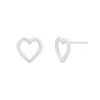 Open Heart Stud Earrings sold by Baby Gold