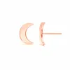 Moyen Solid Moon Studs sold by Baby Gold