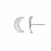Moyen Solid Moon Studs sold by Baby Gold